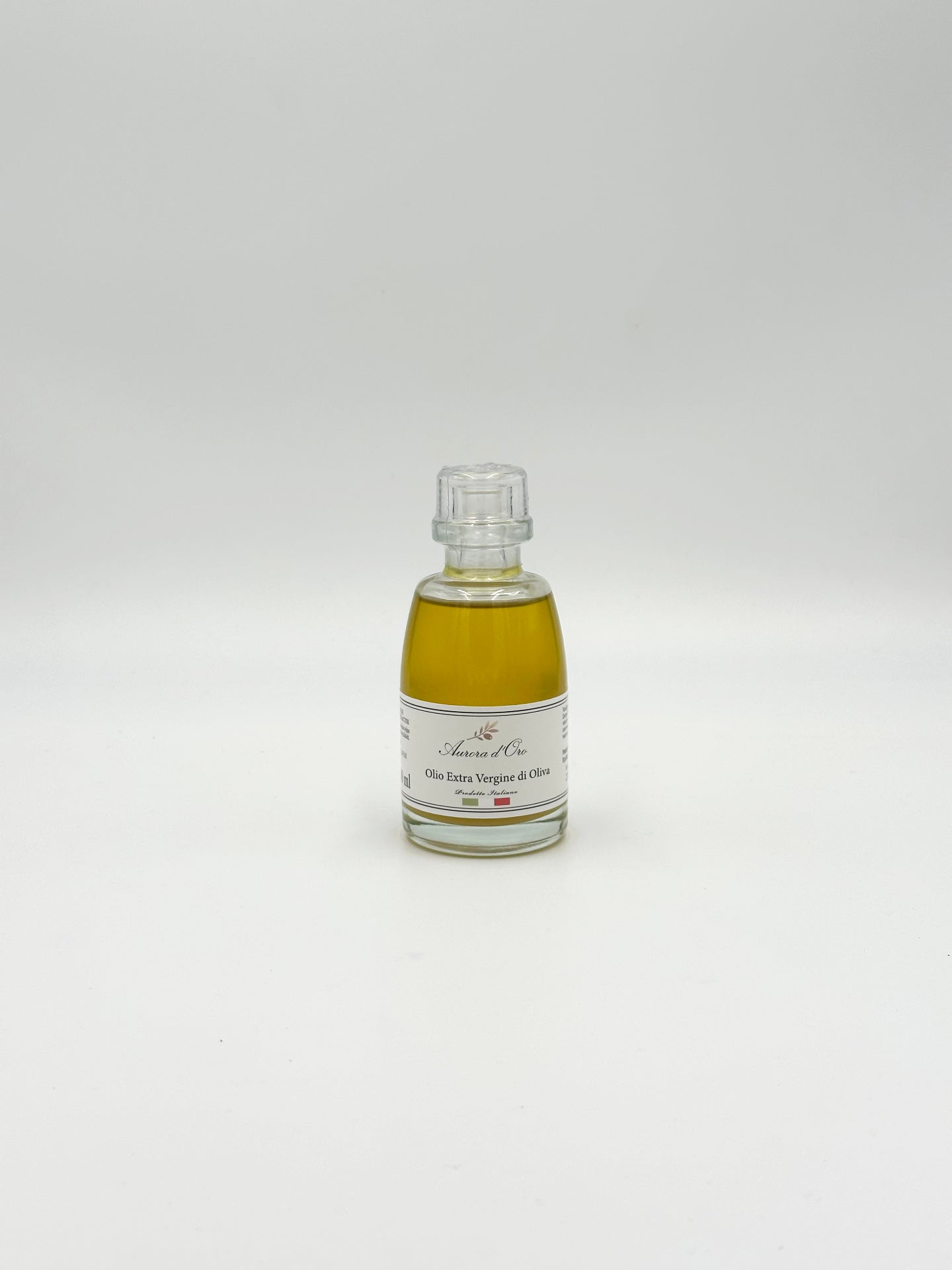 Aurora d'Oro Bottiglia Degustazione 100 ml – premium Italiaanse extra vergine olijfolie in elegante proeffles
